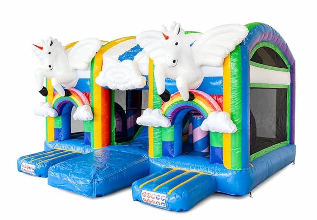 Location Multiplay XXL Licorne — château géant couvert JB Gonflables